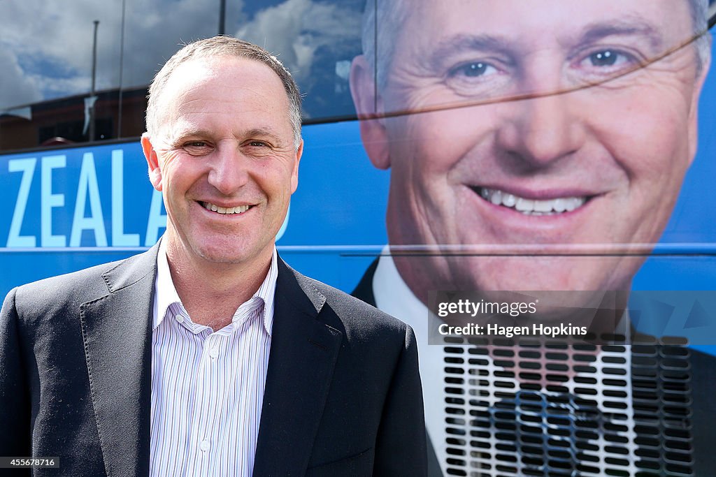 Prime Minister John Key's National Party Bus Trip - Day Two