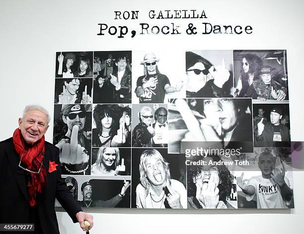 Photographer Ron Galella attends the "Ron Galella: Pop, Rock And Dance" Opening Reception at Staley Wise Gallery on December 12, 2013 in New York...