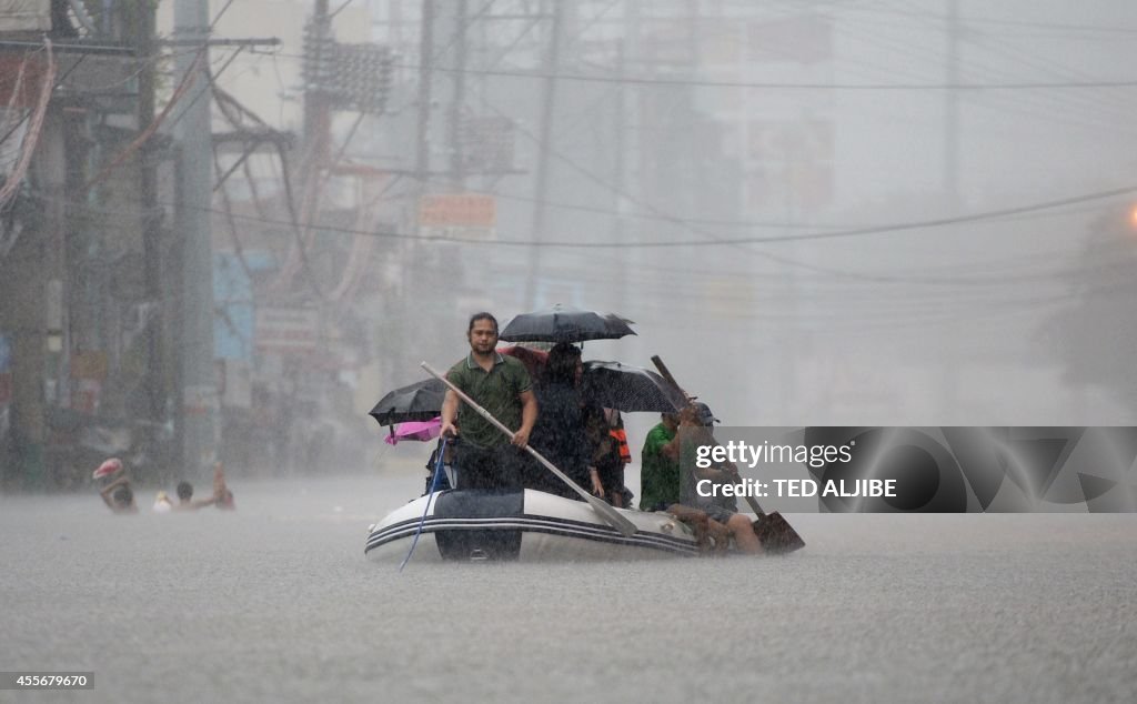 PHILIPPINES-WEATHER-STORM