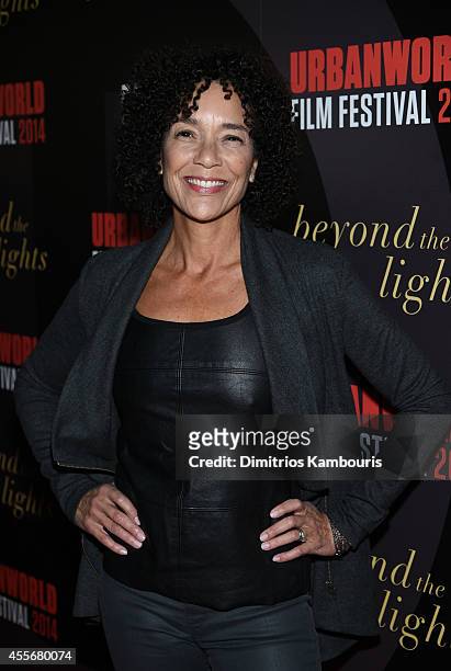 Producer Stephanie Allain attends BEYOND THE LIGHTS opening The Urbanworld Film Festival at SVA Theater on September 18, 2014 in New York City.