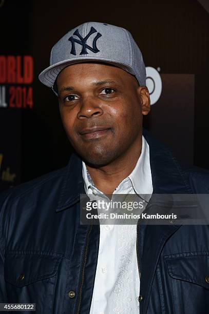 Producer Reggie Rock Bythewood attends BEYOND THE LIGHTS opening The Urbanworld Film Festival at SVA Theater on September 18, 2014 in New York City.