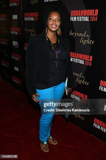 Producer Kiara C. Jones attends BEYOND THE LIGHTS opening The Urbanworld Film Festival at SVA Theater on September 18, 2014 in New York City.