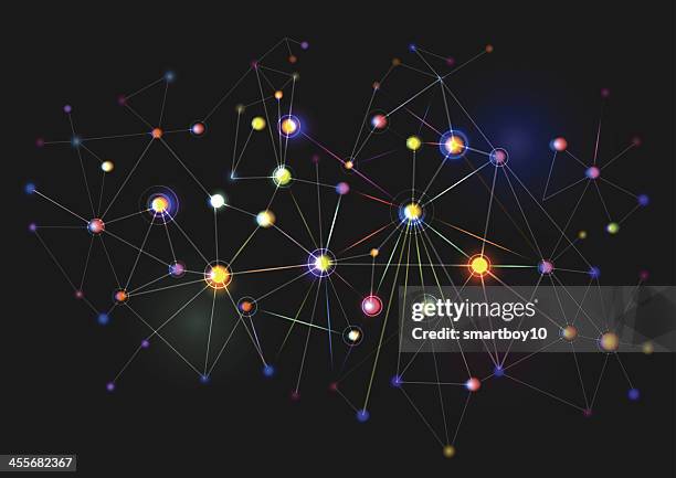 digital network - peer to peer vector icon stock illustrations