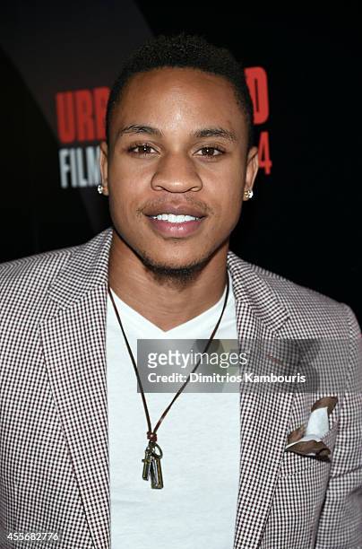 Rotimi attends BEYOND THE LIGHTS opening The Urbanworld Film Festival at SVA Theater on September 18, 2014 in New York City.