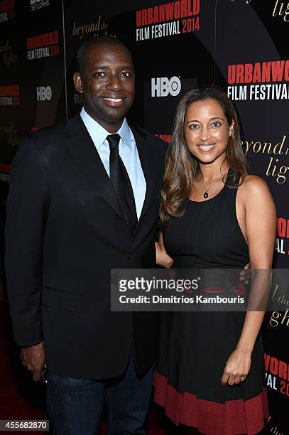 Founder of Urbanworld Film Festival, Stacy Spikes and Urbanworld Film Festival Executive Producer, Gabrielle Glore attend BEYOND THE LIGHTS opening...