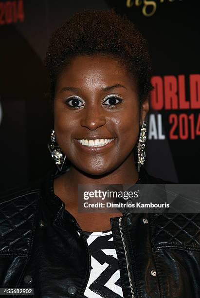 Producer Issa Rae attends BEYOND THE LIGHTS opening The Urbanworld Film Festival at SVA Theater on September 18, 2014 in New York City.