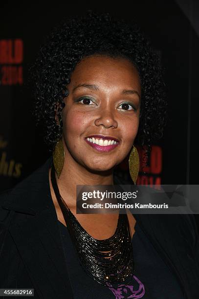 Producer Kiara C. Jones attends BEYOND THE LIGHTS opening The Urbanworld Film Festival at SVA Theater on September 18, 2014 in New York City.