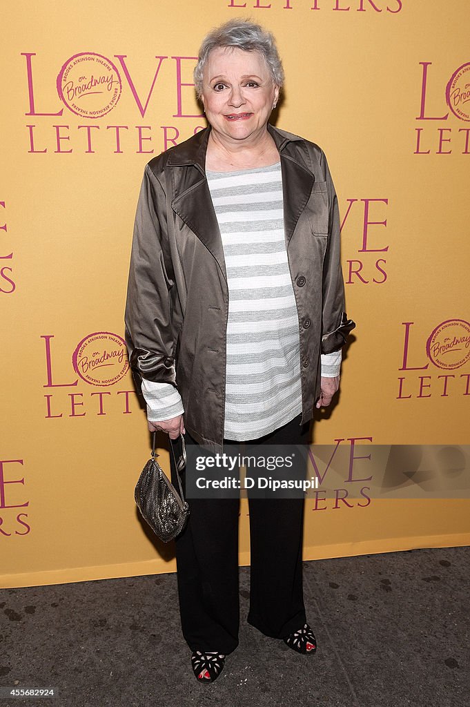 "Love Letters" Broadway Opening Night - Arrivals & Curtain Call