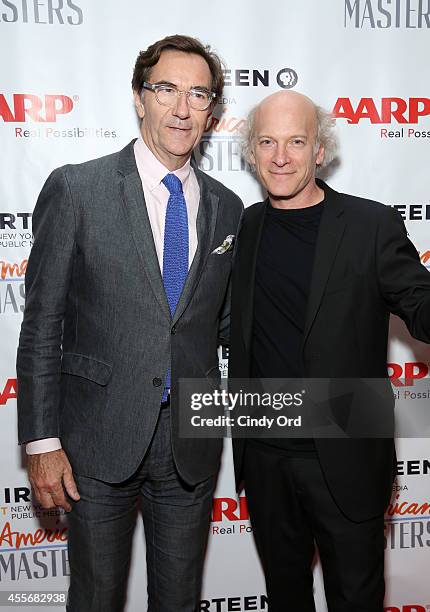 Content Stephen Segaller and Timothy Greenfield-Sanders attend American Masters; The Boomer List NYC Premiere on September 18, 2014 in New York City.