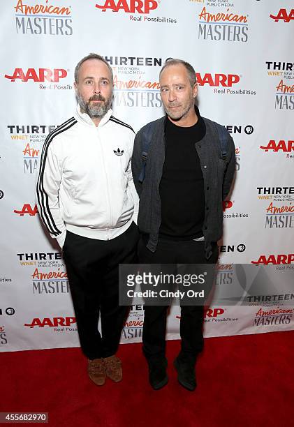 Designer Daniel Silver and Steven Cox attend American Masters; The Boomer List NYC Premiere on September 18, 2014 in New York City.