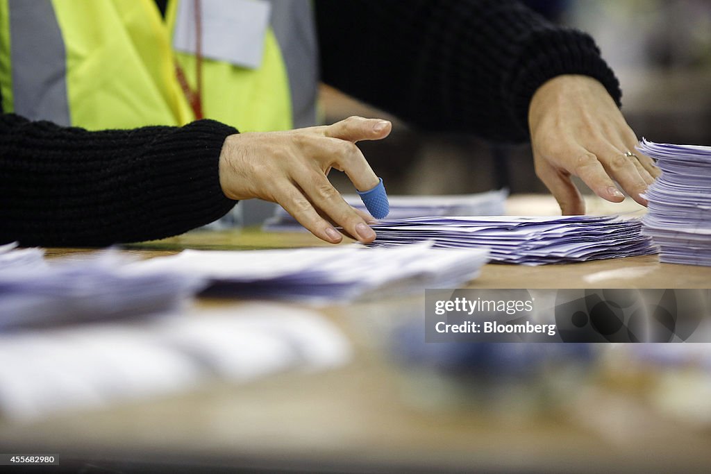 Scottish Independence Referendum Vote Night