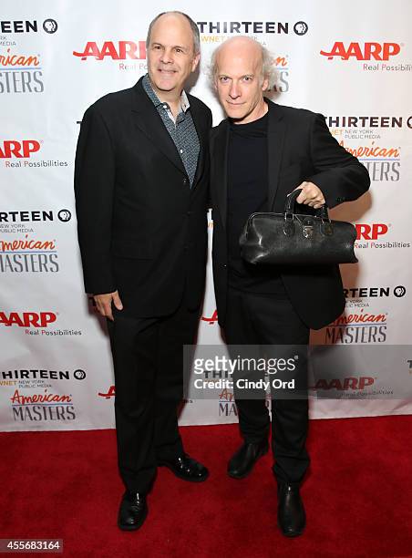 Michael Kantor and Timothy Greenfield-Sanders attend American Masters; The Boomer List NYC Premiere on September 18, 2014 in New York City.