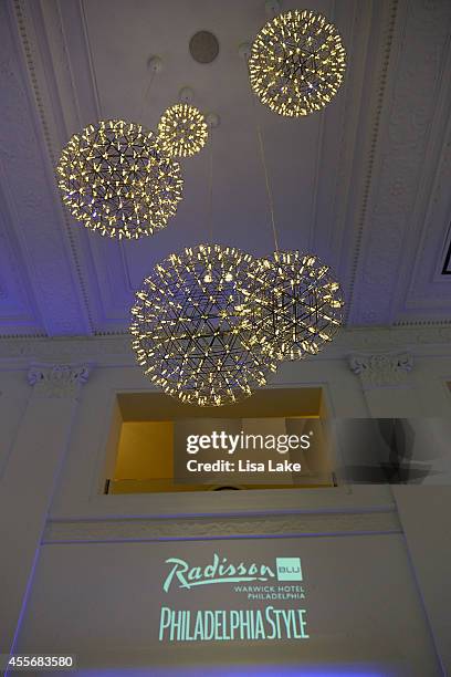 Atmosphere at Radisson Blu Warwick Hotel during Philadelphia Style Magazine Cover Event Hosted by Actress Ali Larter on September 18, 2014 in...