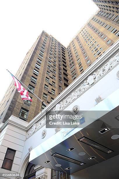 Exterior of Radisson Blu Warwick Hotel during Philadelphia Style Magazine Cover Event Hosted by Actress Ali Larter on September 18, 2014 in...