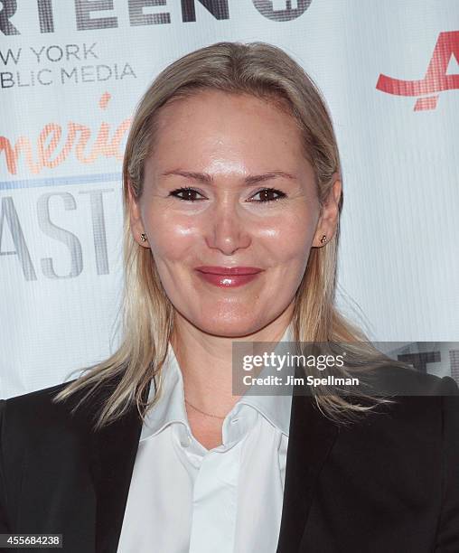 Tatijana Shoan attends the "American Masters: The Boomer List" New York Premiere at Paley Center For Media on September 18, 2014 in New York City.