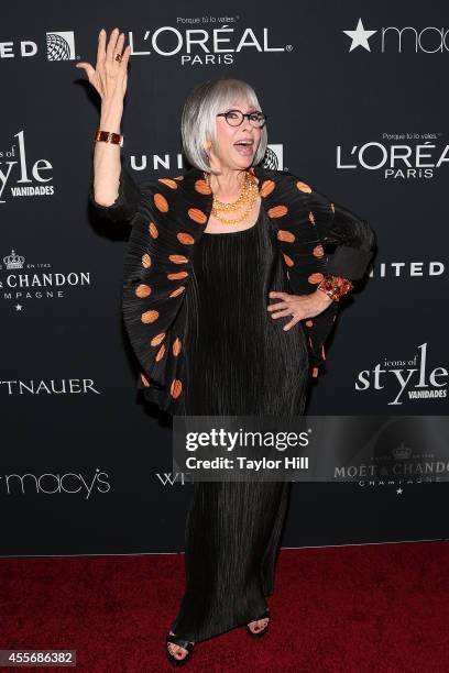 Actress Rita Moreno attends the 2014 Icons Of Style Gala Hosted By Vanidades at Mandarin Oriental Hotel on September 18, 2014 in New York City.