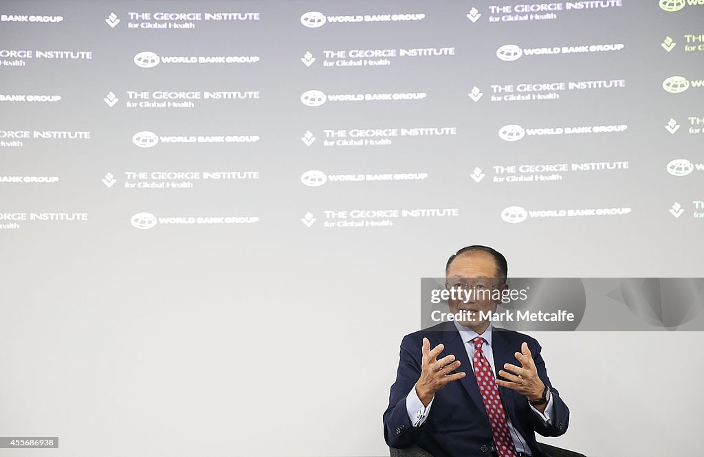 World Bank Group President Jim Yong Kim Attends Q&A In Sydney