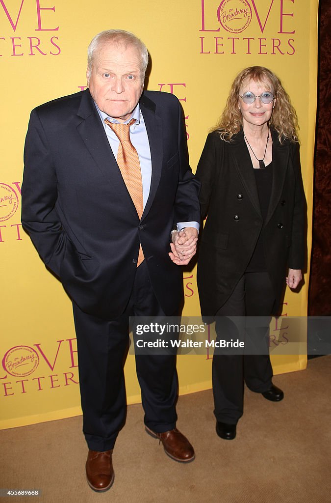 "Love Letters" Broadway Opening Night - After Party