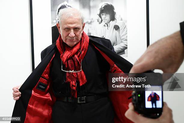 Photographer Ron Galella attends the "Ron Galella: Pop, Rock And Dance" Opening Reception at Staley Wise Gallery on December 12, 2013 in New York...