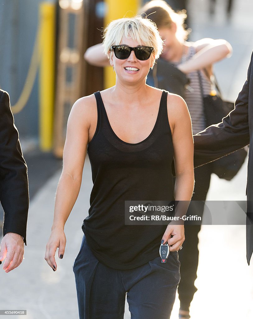 Celebrity Sightings In Los Angeles - September 18, 2014