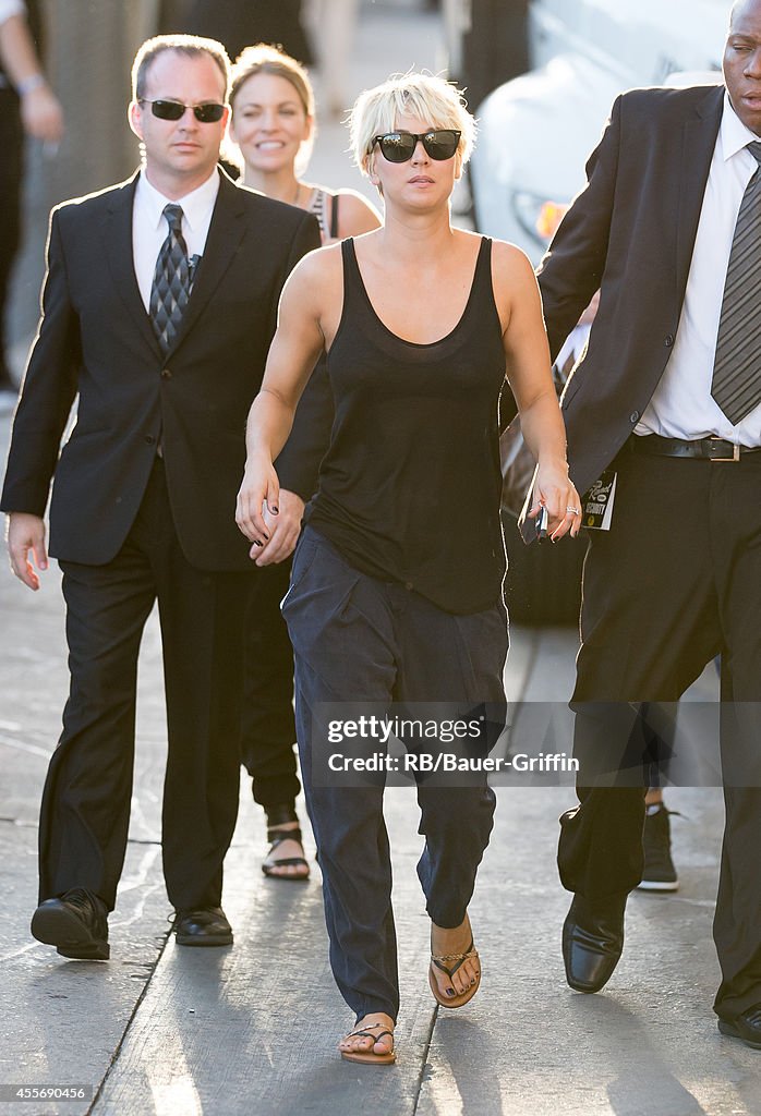 Celebrity Sightings In Los Angeles - September 18, 2014