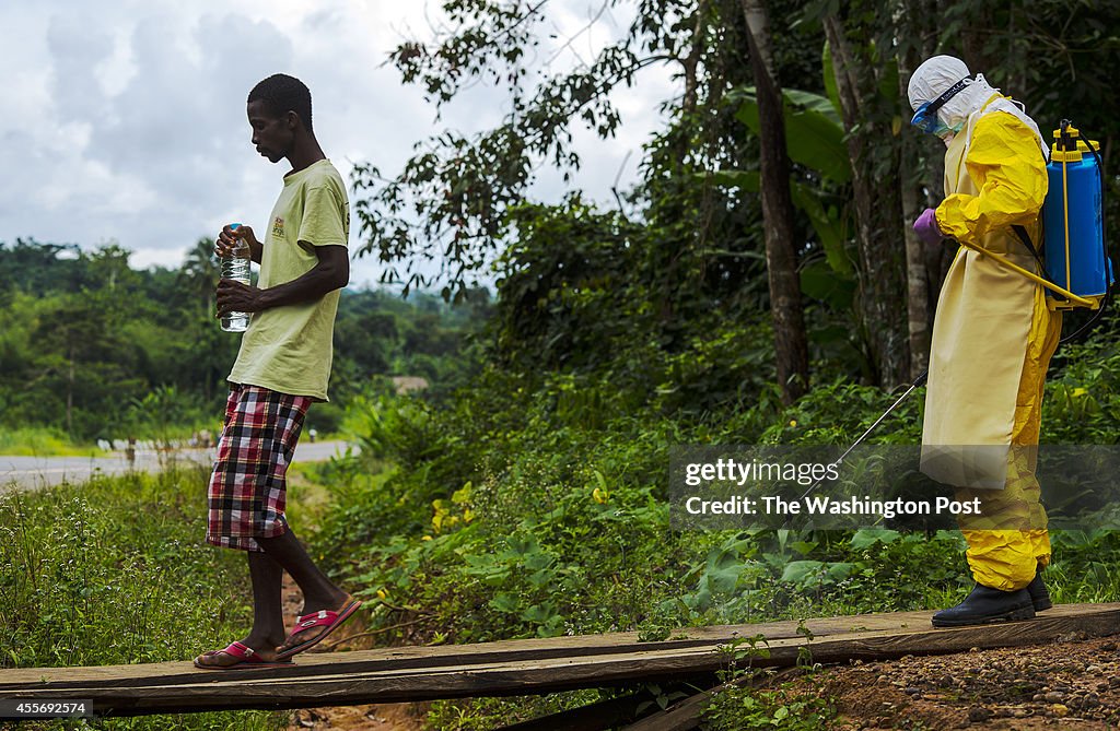 The West African country of Liberia is crippled by a recent outbreak of the Ebola virus.