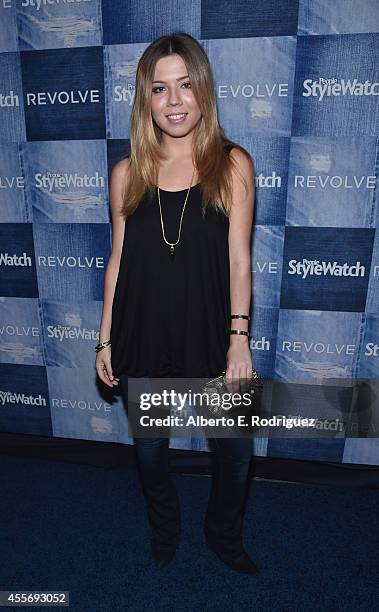 Actress Jennette McCurdy attends the People StyleWatch Denim Event at The Line on September 18, 2014 in Los Angeles, California.