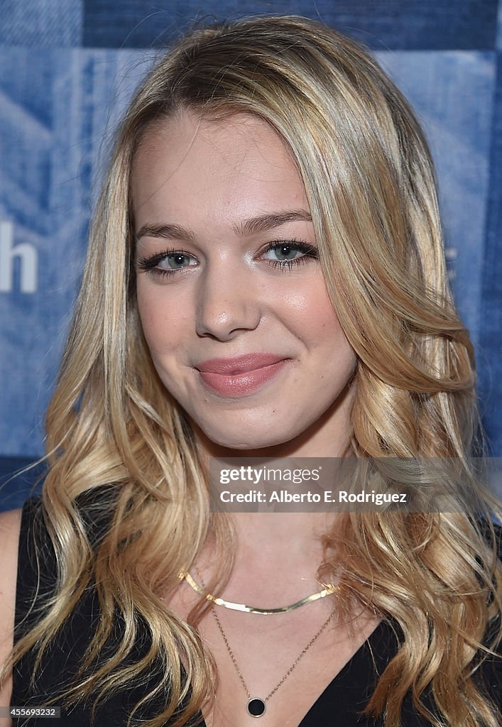 Actress Sadie Calvano attends the People StyleWatch Denim Event at