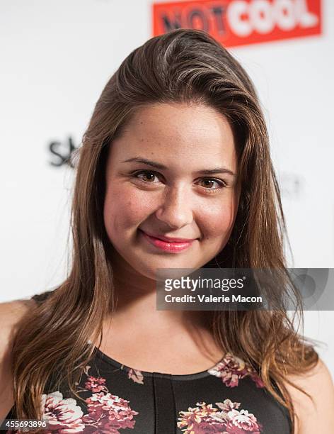 Mary Nepi arrives at the Premiere Of Starz Digital Media's "Not Cool" at the Landmark Theater on September 18, 2014 in Los Angeles, California.