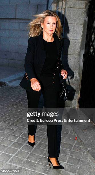 Miriam Lapique attends the funeral for Crista of Bavaria, who died last July in Madrid, at San Agustin Church on September 17, 2014 in Madrid, Spain.