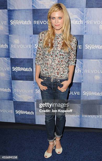 Actress Claire Coffee arrives at the People StyleWatch 4th Annual Denim Awards Issue at The Line on September 18, 2014 in Los Angeles, California.