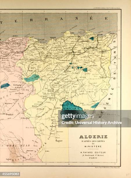 Map Of Algeria.