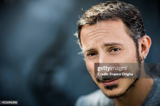 Actor Michele Alhaique is photographed on September 2, 2014 in Venice, Italy.