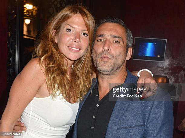 Alexandra Genoves and Jean Pierre Martins attend the Buddha Bar 18th Anniversary Party on September 18, 2014 in Paris, France.