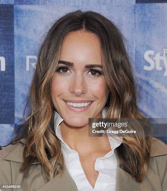 Louise Roe arrives at the People StyleWatch 4th Annual Denim Awards Issue at The Line on September 18, 2014 in Los Angeles, California.