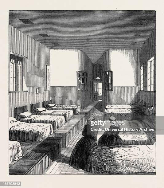 The Broadmoor Criminal Lunatic Asylum: Female Dormitory, Uk, 1867.