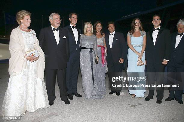 Queen Anne-Marie of Greece, King Constantine II of Greece, Prince Pavlos of Greece, Princess Marie-Chantal of Greece, Princess Alexia of Greece,...