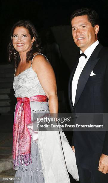 Princess Alexia of Greece and Carlos Morales attend private dinner to celebrate the Golden Wedding Anniversary of King Constantine II and Queen Anne...