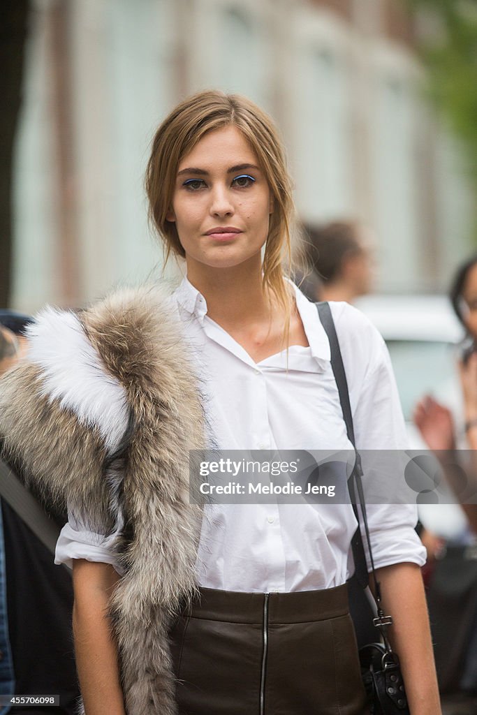 Street Style - Day 2 - Milan Fashion Week Womenswear Spring/Summer 2015
