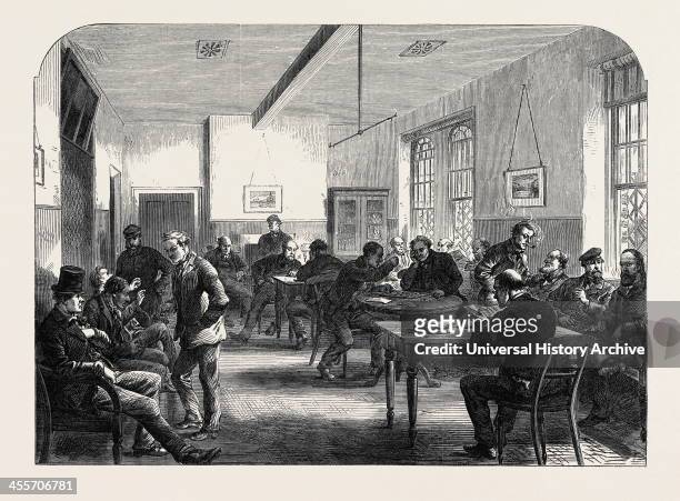 The Broadmoor Criminal Lunatic Asylum: Day-Room For Male Patients, Uk, 1867.