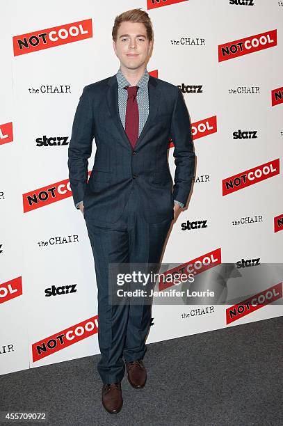 Shane Dawson arrives at the "Not Cool" Los Angeles Premiere at the Landmark Theatre on September 18, 2014 in Los Angeles, California.