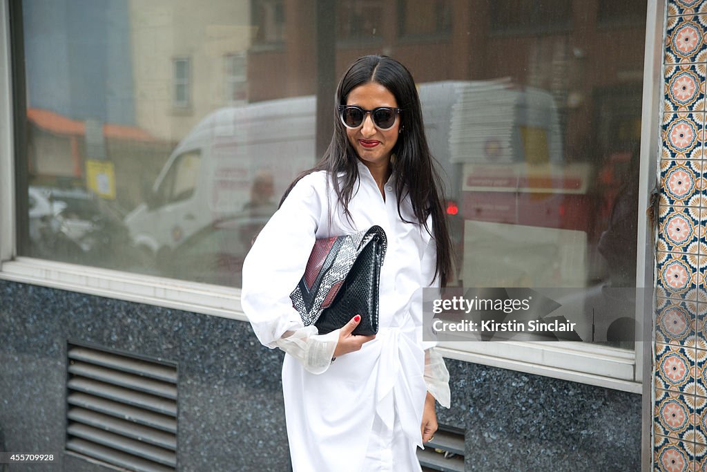 Street Style - London Collections: WOMEN SS15 - September 12 To September 16, 2014
