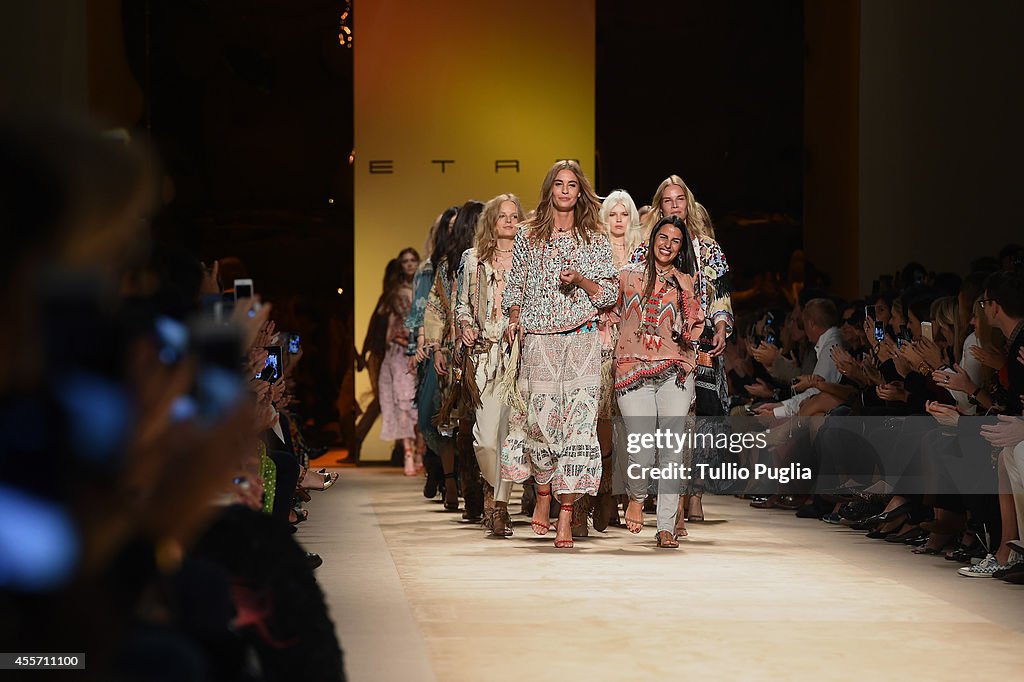 Etro Runway - Milan Fashion Week Womenswear Spring/Summer 2015