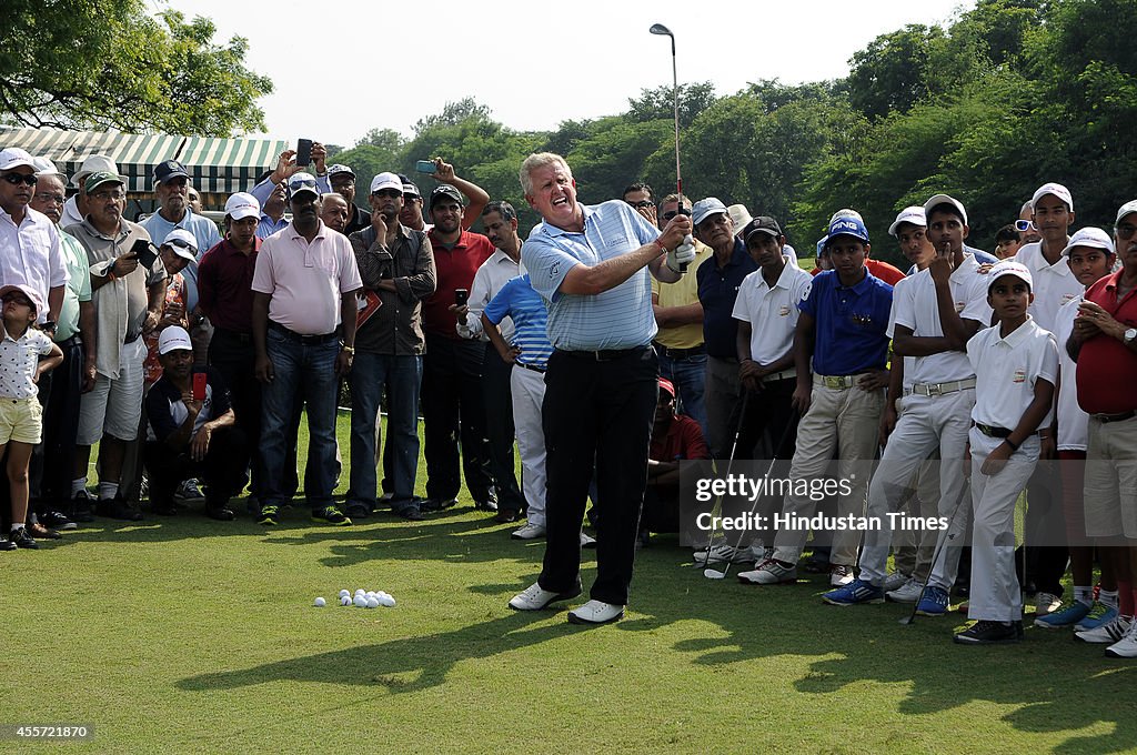 Scottish Golfer Colin Montgomerie In Delhi