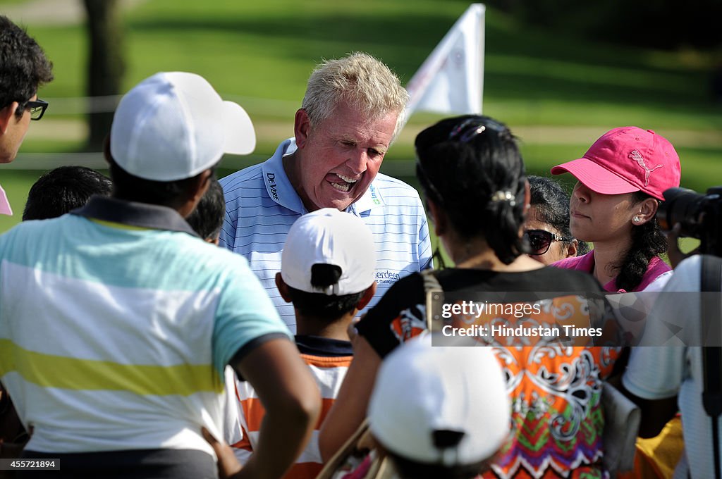 Scottish Golfer Colin Montgomerie In Delhi