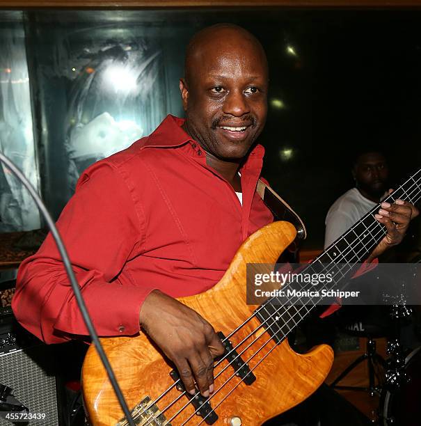 Jerry Wonda performs at PS Underground NYC with Grammy Artists Helping Hurricane Sandy Relief hosted by Jerry Wonda and Gina de Franco at Platinum...