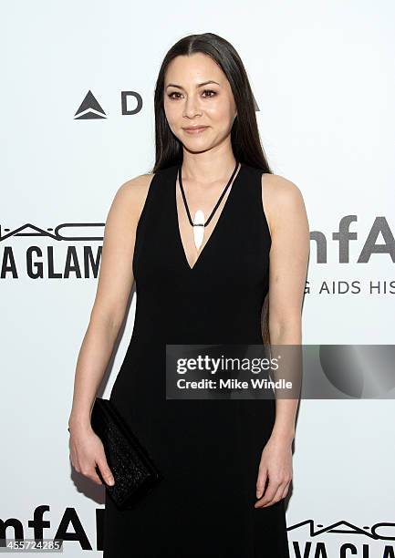 Actress China Chow attends the 2013 amfAR Inspiration Gala Los Angeles at Milk Studios on December 12, 2013 in Los Angeles, California.