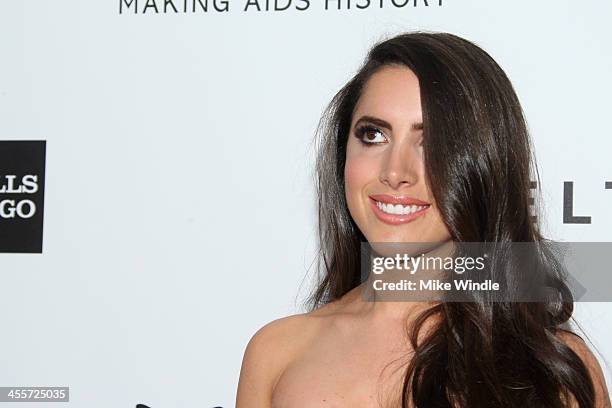 Caren Brooks attends the 2013 amfAR Inspiration Gala Los Angeles presented by MAC Viva Glam at Milk Studios on December 12, 2013 in Los Angeles,...