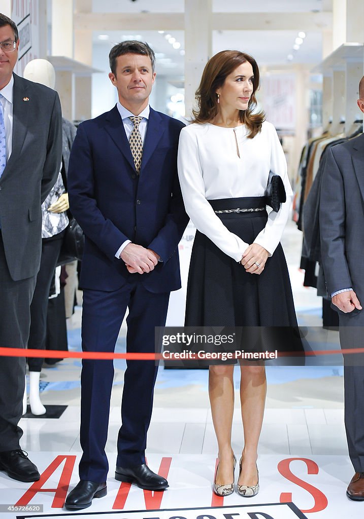 Crown Prince Frederik And Crown Princess Mary Of Denmark Official Visit To Canada - Day 3