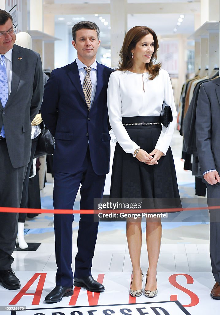 Crown Prince Frederik And Crown Princess Mary Of Denmark Official Visit To Canada - Day 3